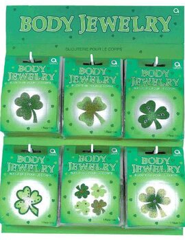 St. Patrick's Glitter Body Jewelry Assortment 1 piece