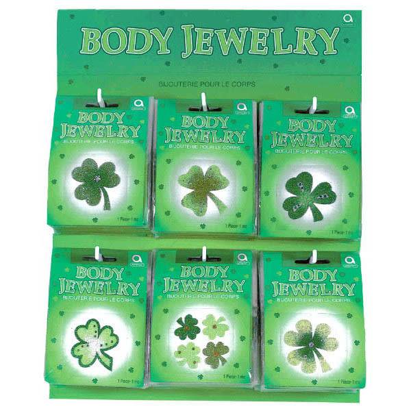 St. Patrick's Glitter Body Jewelry Assortment 1 piece