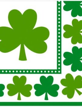 Lucky Shamrocks Luncheon Napkins 16ct