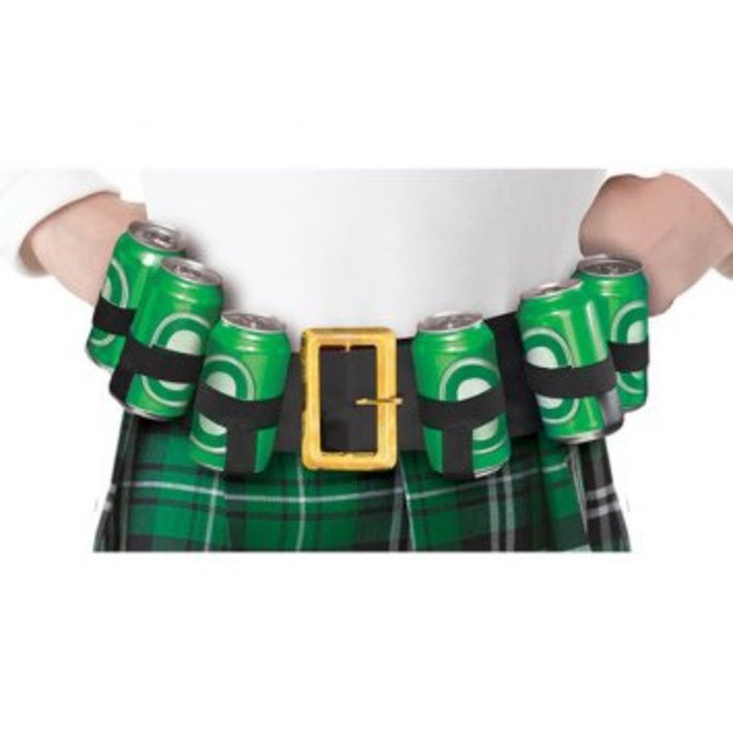 St. Patrick's Day Drinking Belt