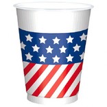 Patriotic Printed Plastic Cups