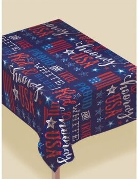 Proud & True Flannel Back Tablecover