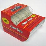 Clear Tape 3 Pack, 3/4"x400