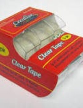 Clear Tape 3 Pack, 3/4"x400