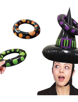 Inflatable Witch Hat Ring Toss Game