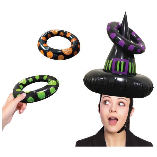 Inflatable Witch Hat Ring Toss Game