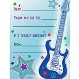 Rockstar Fill-in Thank You Cards, 8ct