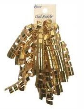 Curl Swirl - Gold Glitter