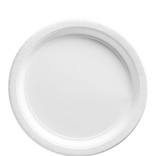 Frosty White Paper Plates, 9"