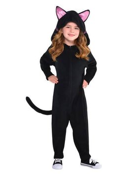 Kids Black Cat Zipster (#260)