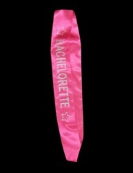 Hot Pink Satin Bachelorette Sash
