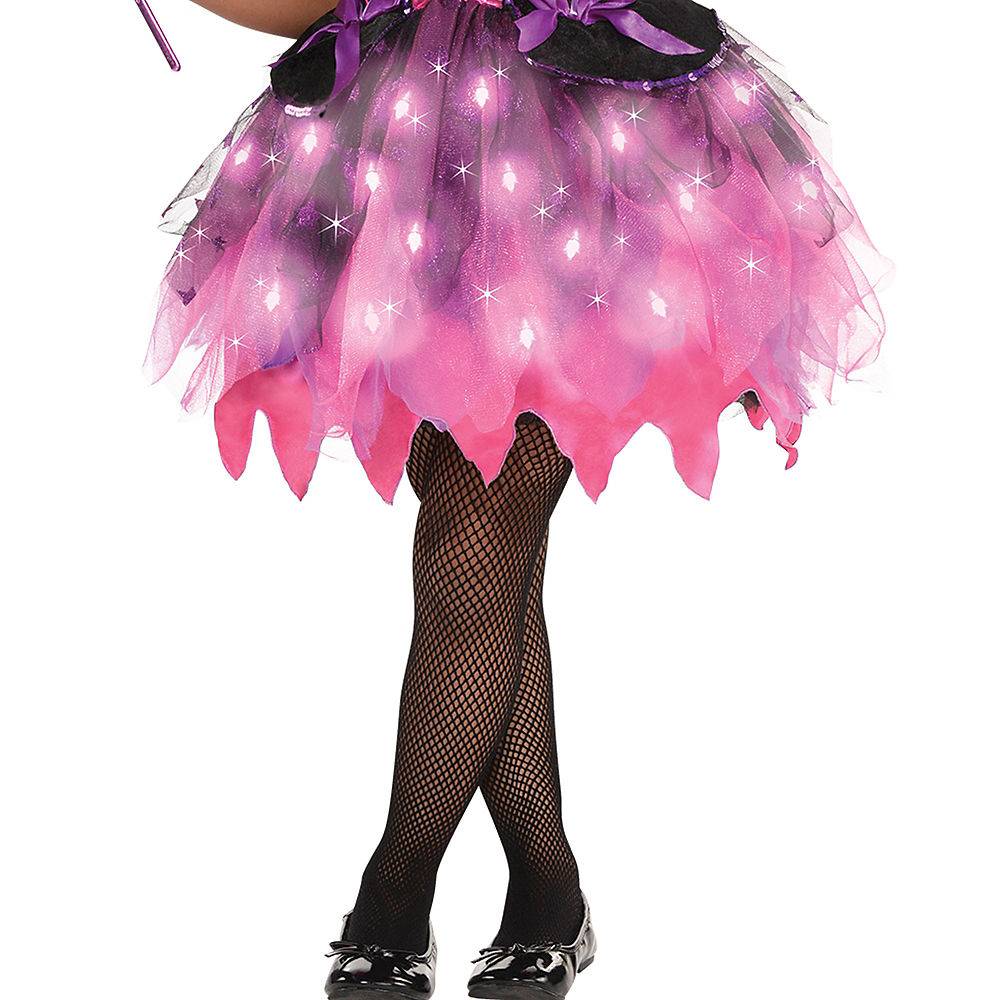 Girls Light-Up Sparkle Witch (#208)