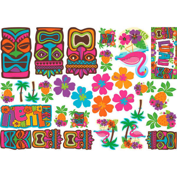 Tiki Assortment Mega Value Pack Cutouts
