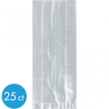 Large Cello Party Bags - Clear 25 ct