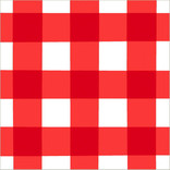 American Summer Red Gingham Luncheon Napkins, 16ct