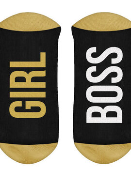 Girl Boss No Show Socks