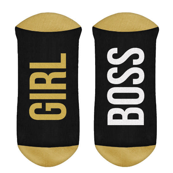 Girl Boss No Show Socks