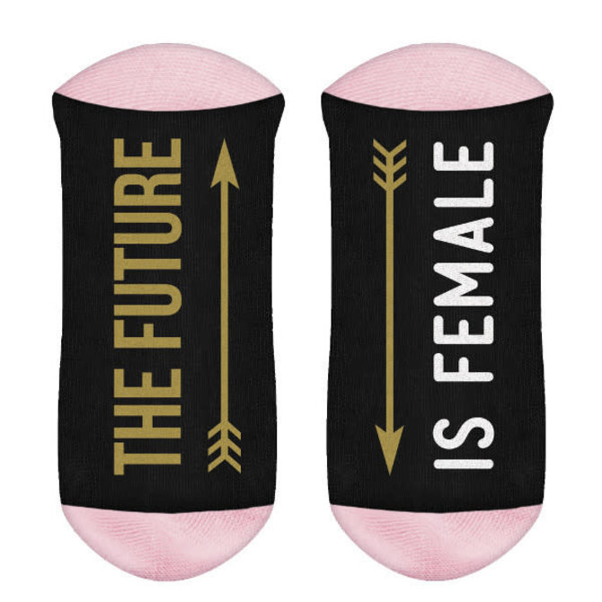 The Future is Female No Show Socks