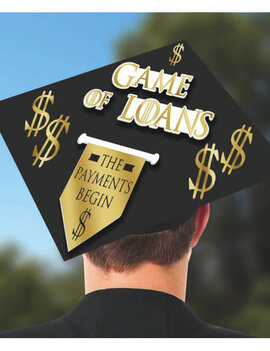 Game of Loans Grad Cap Decorating Kit