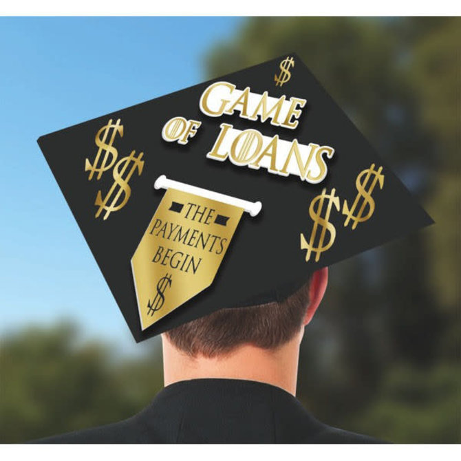 Game of Loans Grad Cap Decorating Kit