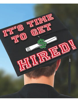 Hire Me Grad Cap Decorating Kit
