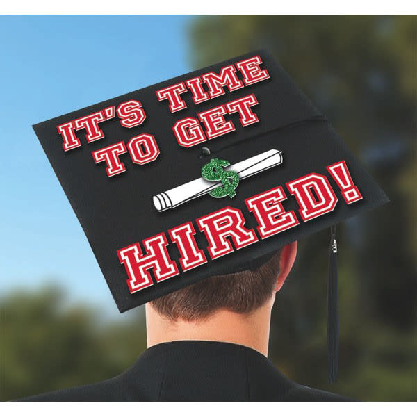 Hire Me Grad Cap Decorating Kit