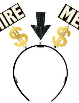 Hire Me Glitter Headbopper