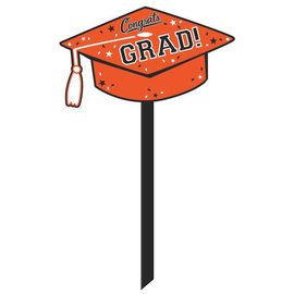 Lawn Sign Grad - Orange