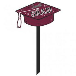 Lawn Sign Grad - Berry