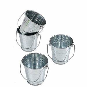 Mini Metal Buckets, 12ct