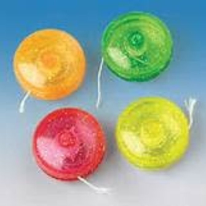 Mini Glitter Yo-Yos, 12ct