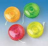 Mini Glitter Yo-Yos, 12ct