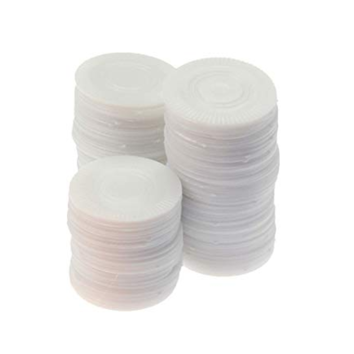 White Pocker Chips, 100ct
