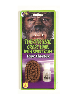 Light Brown Hair and Spirit Gum