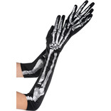 Long Skeleton Gloves