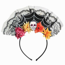 Day of the Dead Tiara Headband