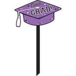 Lawn Sign Grad - Purple