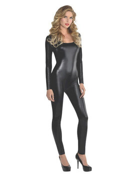 Adult Liquid Black Catsuit