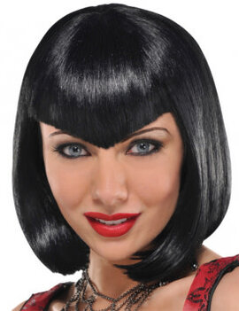 Sultry Black Vampiress Wig #715
