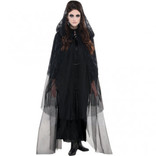 Lace Hooded Cape