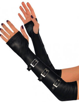 Gothic Arm Warmers with Buckles