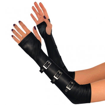 Gothic Arm Warmers with Buckles