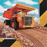 Big Dig Construction Luncheon Napkins, 16ct