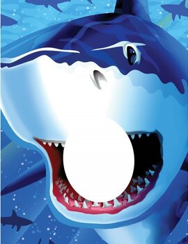 Shark Splash Photo Op Banner