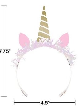 Unicorn Sparkle Tiara with Fringe, 8ct