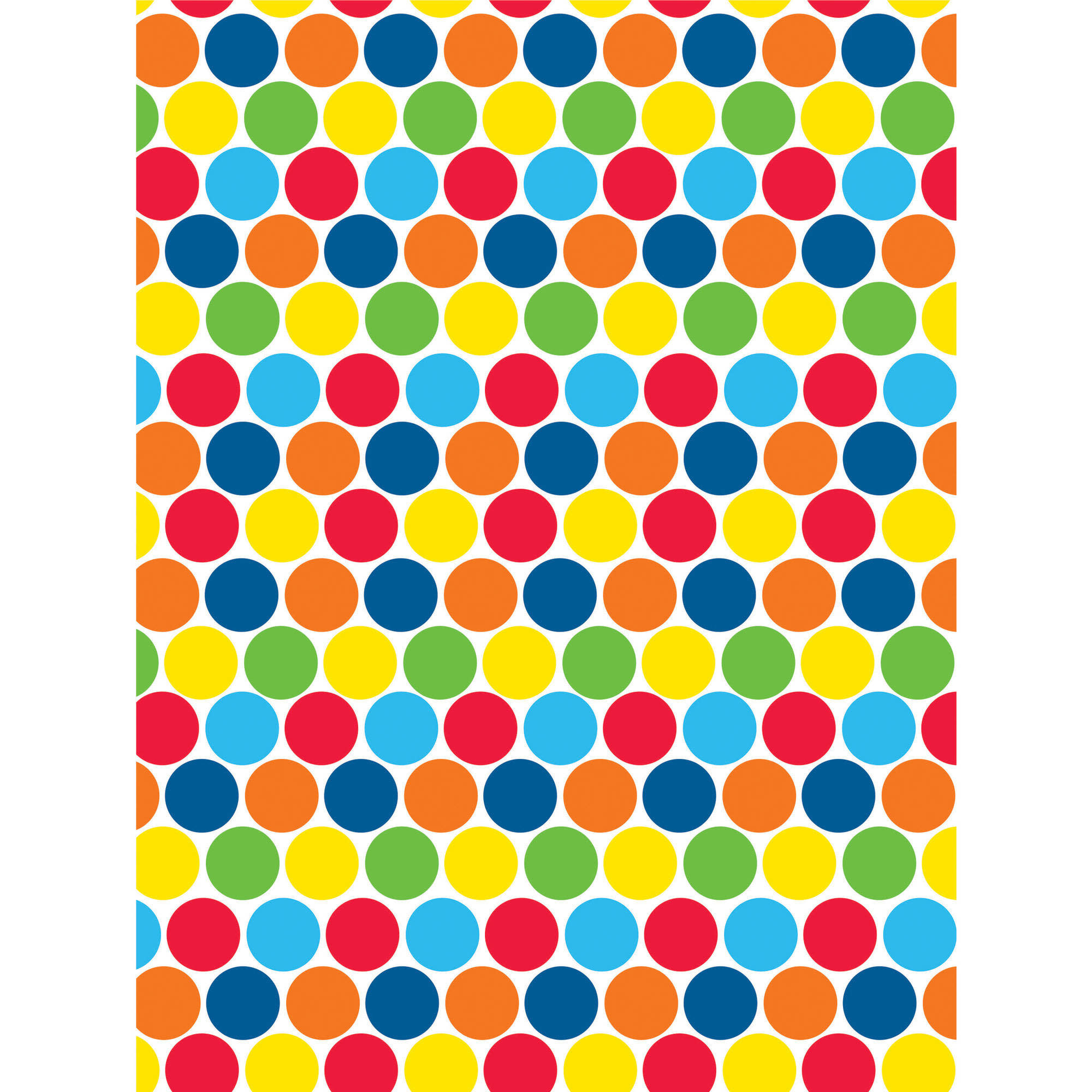 Rainbow Polka Dots Photo Backdrop, 72 x 54 - POP! Party Supply