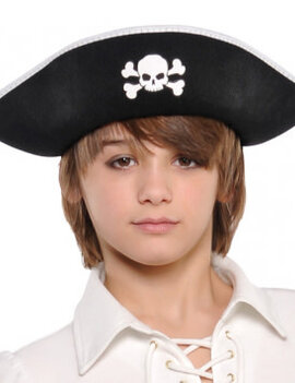 Child Pirate Hat- Black
