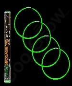 Glow Necklace Green, 22"- 50ct