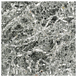 Metallic Silver Plastic Shred - 1oz