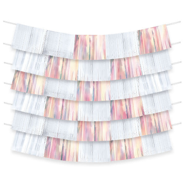 Foil Decorating Backdrop - White